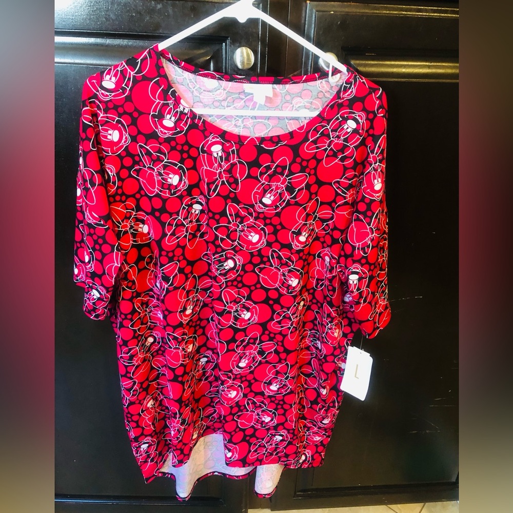BNWT Lularoe Irma Disney top